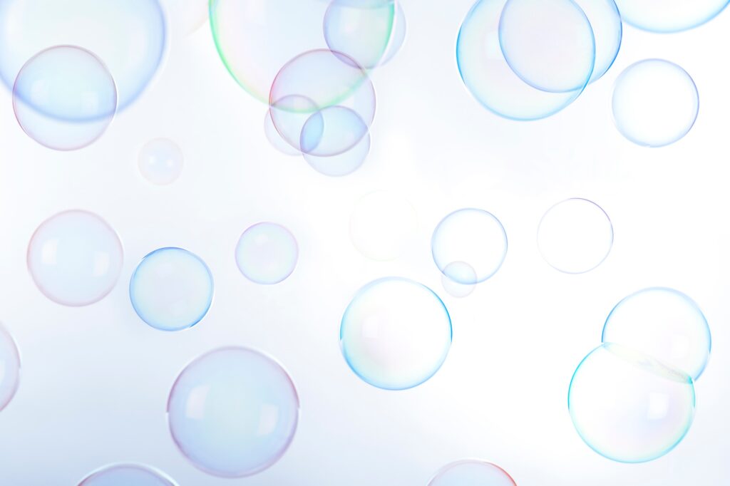 Blue bubbles